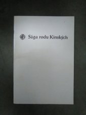kniha Sága rodu Kinských, s.n. 1998