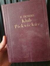 kniha Klub Pickwickův 1. -5. díl , B. Kočí 1928