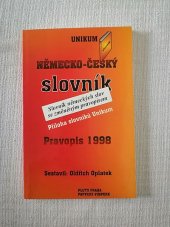 kniha Pravopis 1998 německo-český slovník : slovník německých slov se změněným pravopisem, Pražské nakladatelství Jiřího Poláčka 1997