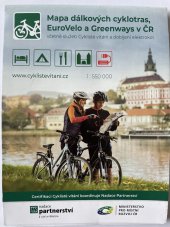 kniha Mapa dálkových cyklotras, EuroVelo a Greenways v ČR , Nadace Partnerství 2024