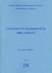 kniha Účetnictví neziskových organizací, Oeconomica 2007