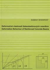 kniha Deformačné vlastnosti železobetónových nosníkov = Deformation behaviour of reinforced concrete beams, Tribun EU 2011