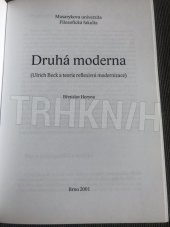 kniha Druhá moderna (Ulrich Beck a teorie reflexivní modernizace), Masarykova univerzita, Filozofická fakulta 2001