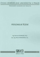 kniha Personální řízení, Česká zemědělská univerzita, Provozně ekonomická fakulta 2013