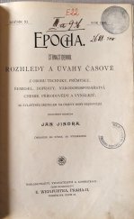 kniha Epocha Svázaný ročník XI. (1906), E. Weinfurtr 1906