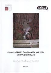 kniha Stabilita území v okolí ponoru Bílé vody v Moravském krasu, Akademické nakladatelství CERM 2009