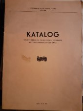 kniha Katalog celovečerních filmových programů československé produkce 1970, Ústřední půjčovna filmů 1970