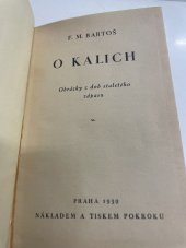 kniha O kalich obrázky z dob staletého zápasu, Pokrok 1939