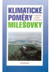 kniha Klimatické poměry Milešovky, Academia 1999