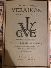 kniha Umělecká Revue Veraikon: grafická edice  Ročník XII., Veraikon 1926