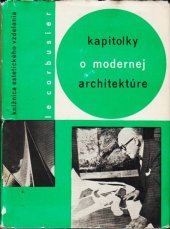 kniha Kapitolky o modernej architektúre, Tatran 1966