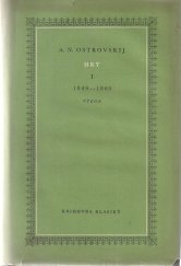 kniha Hry I, - 1849-1860 - výbor., Československý spisovatel 1950