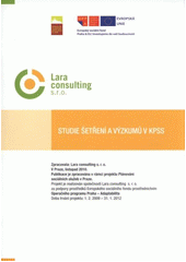 kniha Studie šetření a výzkumů v KPSS, Lara consulting 2010