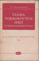 kniha Úloha pokrokových idejí ve společenském vývoji, Orbis 1950