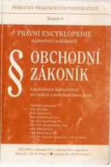 kniha Obchodní zákoník s podrobným komentářem pro právní a podnikatelskou praxi, Trizonia 1992