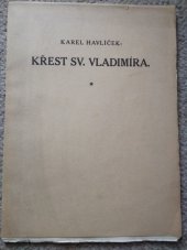 kniha Křest sv. Vladimíra Legenda z ruské historie, Alois Hynek 1900
