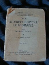 kniha Stereoskopická fotografie, B. Kočí 1922