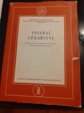 kniha Vnitřní lékařství Učební text pro zdravotnické školy, Státní zdravotnické nakladatelství 1961