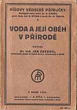 kniha Voda a její oběh v přírodě, A. Píša 1923