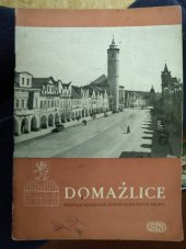 kniha Domažlice městská reservace St. památkové správy, Sportovní a turistické nakladatelství 1955