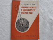 kniha Základy chemické a mikroskopické analysy moči, SZdN 1953