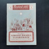 kniha Národní řikadla o zviřátkách, Česká grafická Unie 1941