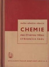 kniha Chemie pro čtvrtou třídu středních škol, Česká grafická Unie 1935