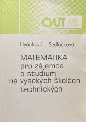 kniha Matematika pro zájemce o studium na vysokých školách technických, ČVUT 1999