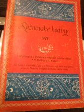 kniha Rožnovské hodiny VII, Petr Oliva 1998