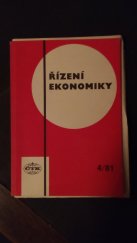 kniha Řízení ekonomiky Měsíční výběr z tisku socialistických zemí, ČTK 1981