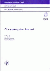 kniha Občanské právo hmotné multimediální učební text, Masarykova univerzita 2004