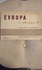 kniha Evropa v obrazech 480 pohledů a 7 plánů velkých měst různých států Evropy, Československý Červený kříž 1937