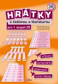 kniha Hrátky s češtinou a literaturou pro 1. stupeň ZŠ Křížovky, osmisměrky, spojovačky a jiné rébusy, Edika 2016