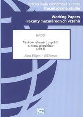 kniha Výzkum vybraných aspektů ochrany spotřebitele, Oeconomica 2009