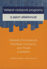 kniha Veřejné výdajové programy a jejich efektivnost, Eurolex Bohemia 2005