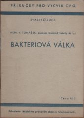 kniha Bakteriová válka, s.n. 1937