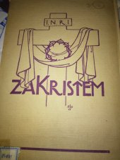 kniha Za Kristem sedm postních a jedna velikonoční promluva, E. Šprongl 1936