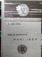 kniha Paní Inés novella, J. Otto 1906