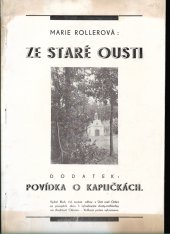 kniha Ze staré Ousti, Klub čsl. turistů, odbor v Ústí n. O. 1936