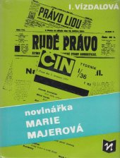 kniha Novinářka Marie Majerová, Novinář 1988