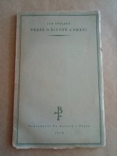 kniha Verše o životě a smrti, Fr. Borový 1918