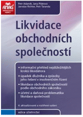 kniha Likvidace obchodní společnosti, Anag 2010