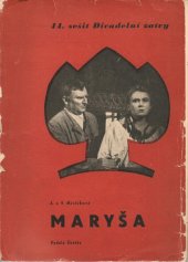 kniha Maryša drama v pěti jednáních : děj na moravské dědině, Osveta 1951