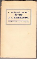 kniha Život J. A. Rimbauda Dopisy a dokumenty, Družstevní práce 1930