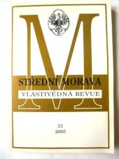 kniha Střední Morava vlastivědná revue., Memoria 2003