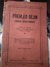 kniha Přehled dějin církve křesťanské, s.n. 1942