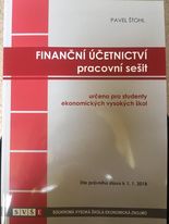 kniha Finanční účetnictví pracovní sešit, Soukromá vysoká škola ekonomická 2018