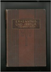 kniha Erkenntnis und Irrtum Skizzen zur Psychologie der Forschung, Verlag von Johann Ambrosius Barth 1905