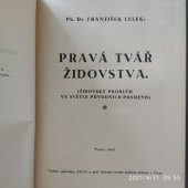 kniha Pravá tvář židovstva (židovský problém ve světle původních pramenů), Aker 1940