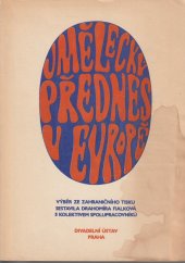 kniha Umělecký přednes v Evropě Výběr záznamů ze zahraničních novin a časopisů 1966-1971, Divadelní ústav 1973